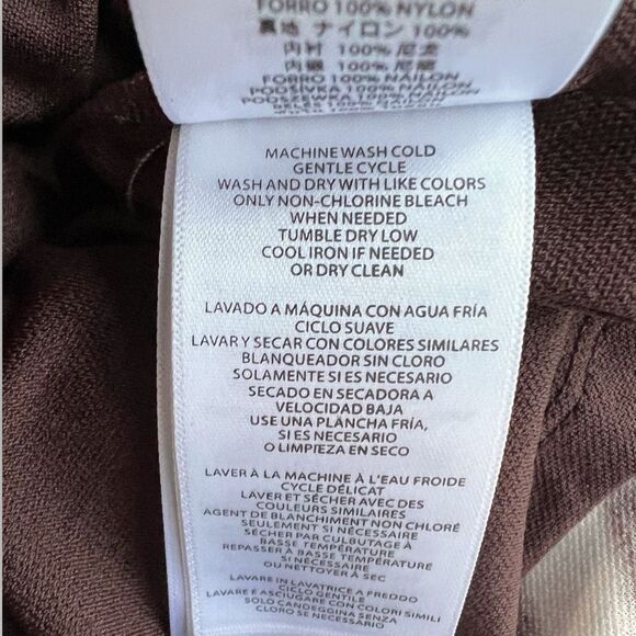 NWT Michael Kors Women’s Sleeveless Brown & Cream Zebra Print Zip Dress - Picture 15 of 17